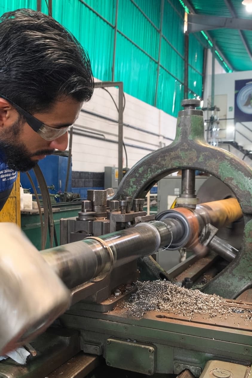 Fabricación y rectificado de vástagos